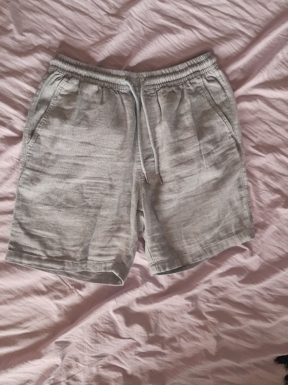 Next Pantaloni: short greige lin coton taille S – Usato da Genève venduto da ang_fd8z