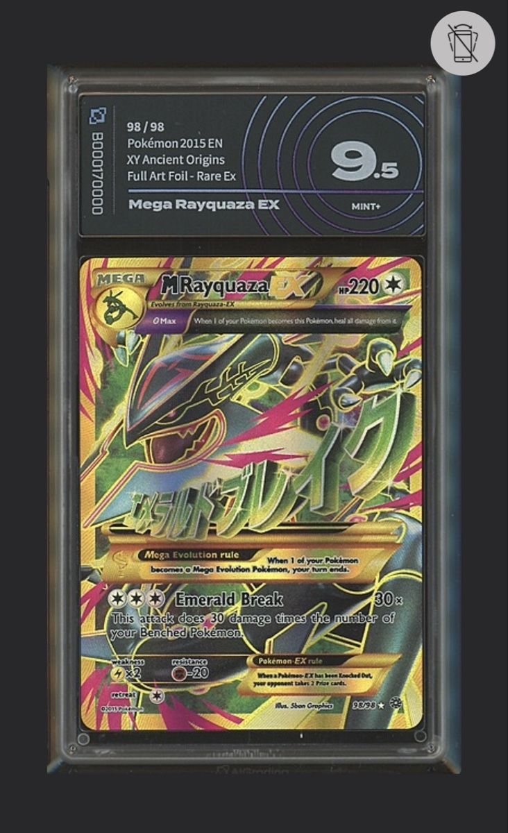 Pokémon Carte collezionabili: M Rayquaza EX – Usato da Ascona venduto da Borgo3