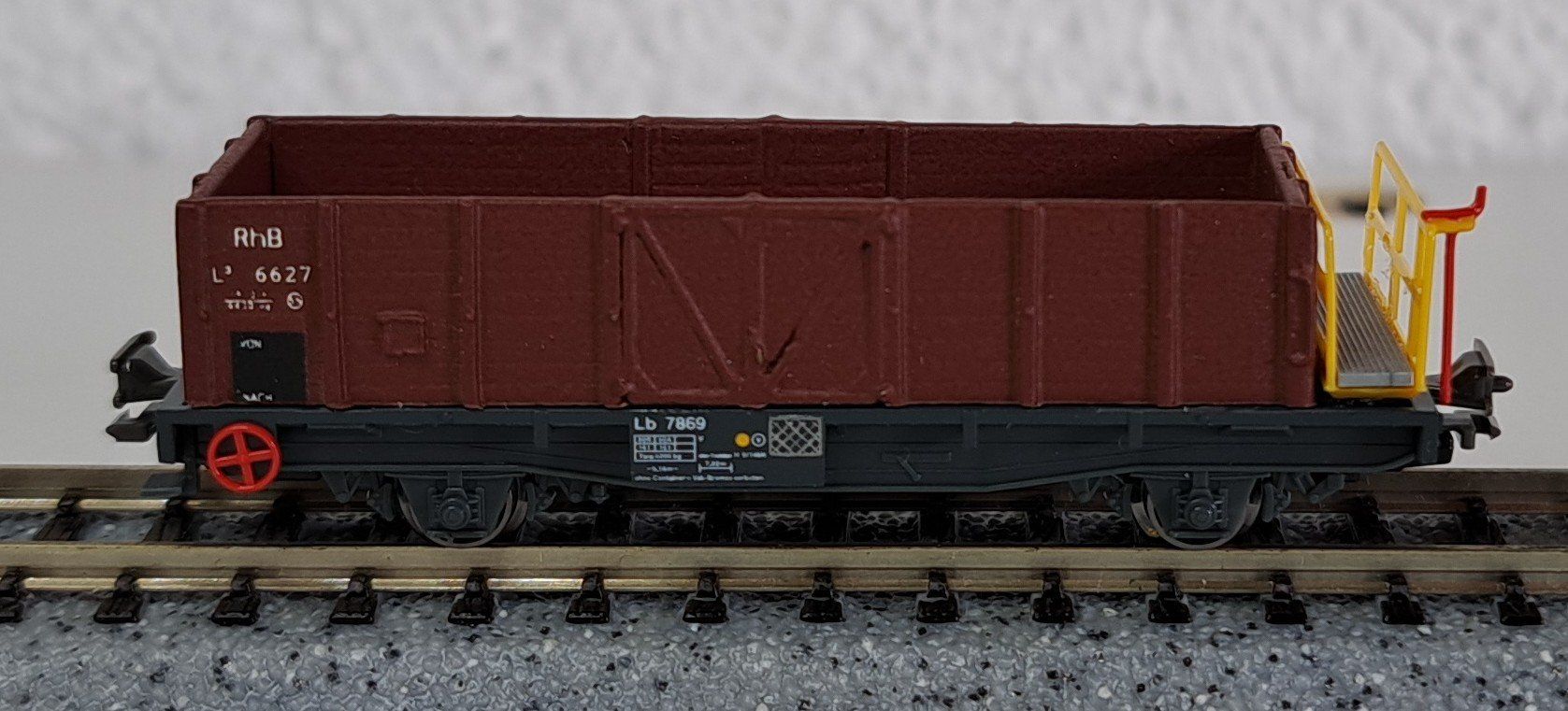 RhB Güterwagen NR 6627 Präzision Messing Modell Spur N (Neu (gemäss ...
