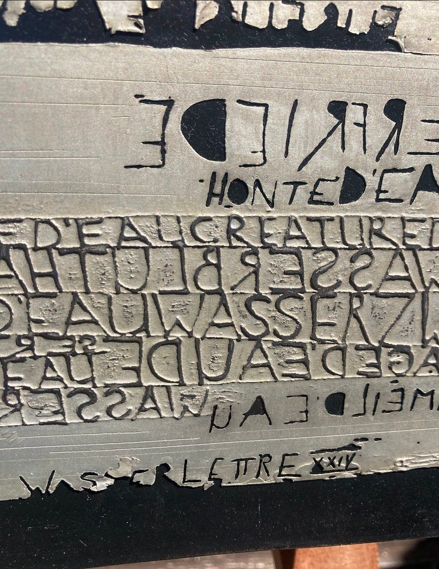 Incisioni: Edith Schmid art métal gravure Wasser – Usato da St-Cierges venduto da LeRegain 2