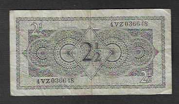 Banconote: Olanda  2  1/2  Gulden  1949  Gebraucht – Usato da Gordola venduto da coinsandnotes 1