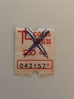 Briefmarke Timbre Colis transport Lausannois CHF0.20