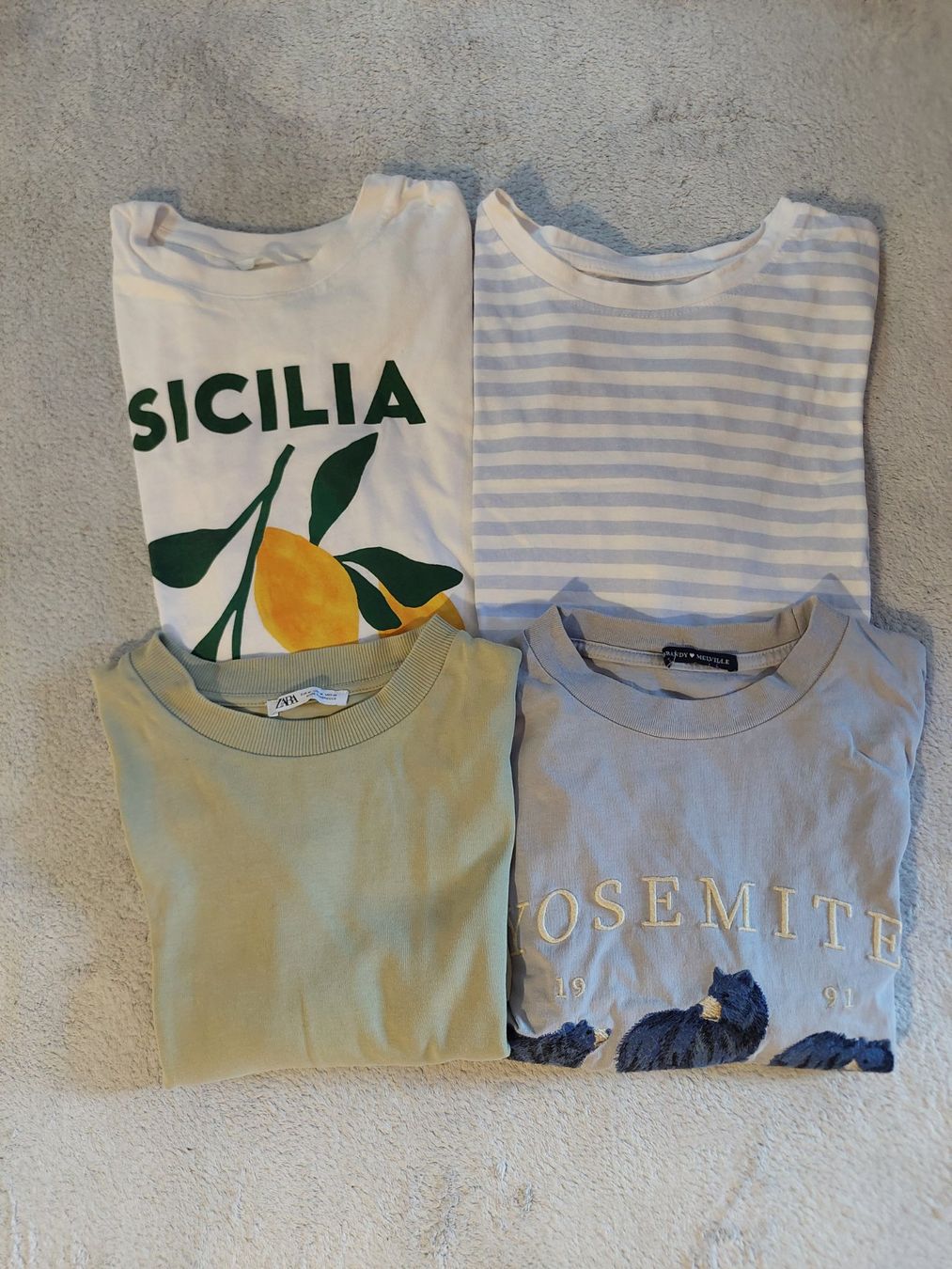 Kleiderpakete: 4  Oversize T-Shirts – Gebraucht aus Bauma von selunchen