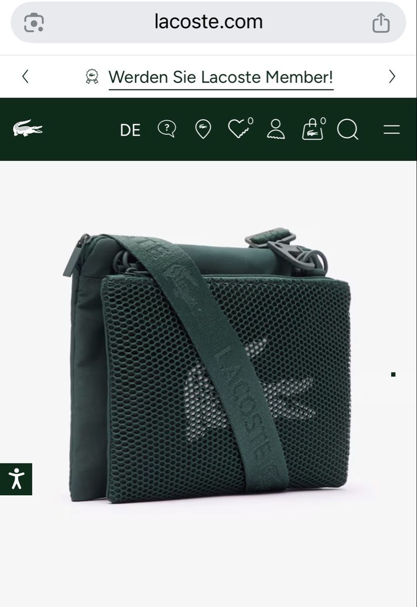 Lacoste Borse: Lacoste Umhängetasche, NEU – Nuovo (secondo la descrizione) da Basel venduto da Gundeli-25