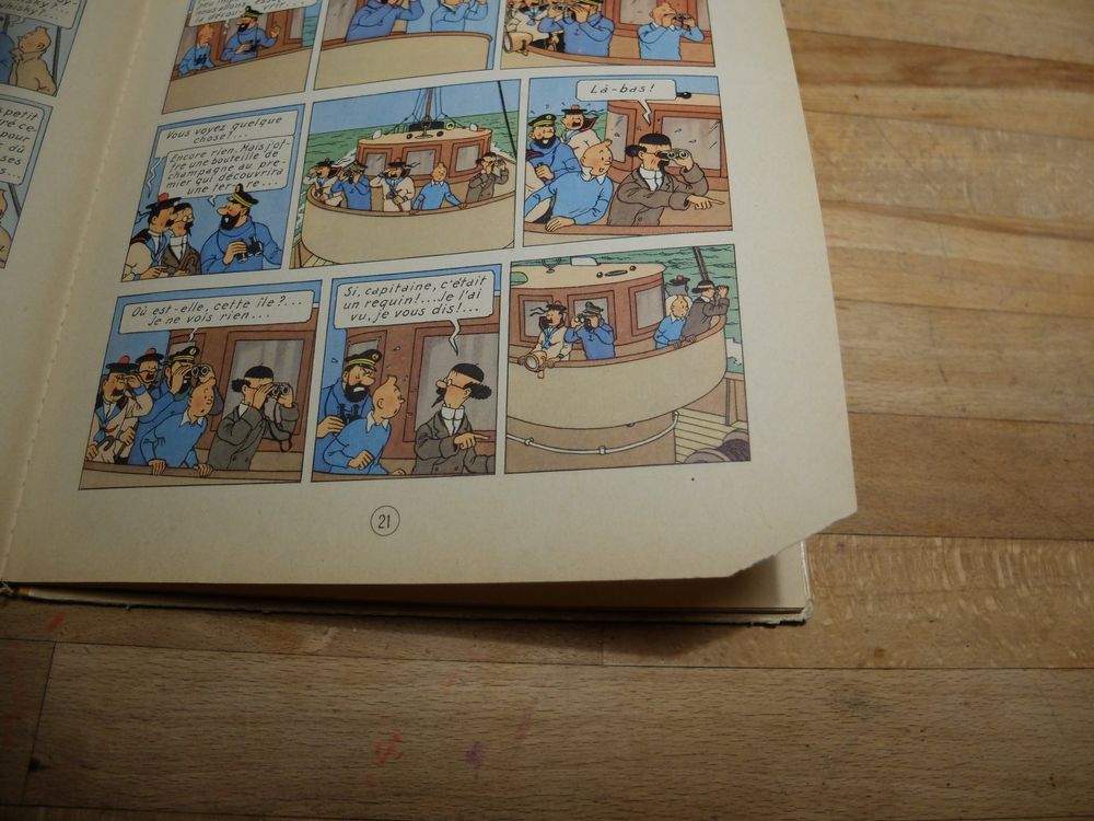 TINTIN / LE TRESOR DE RACKAM LE ROUGE / CASTERMAN 1947 (Gebraucht) in