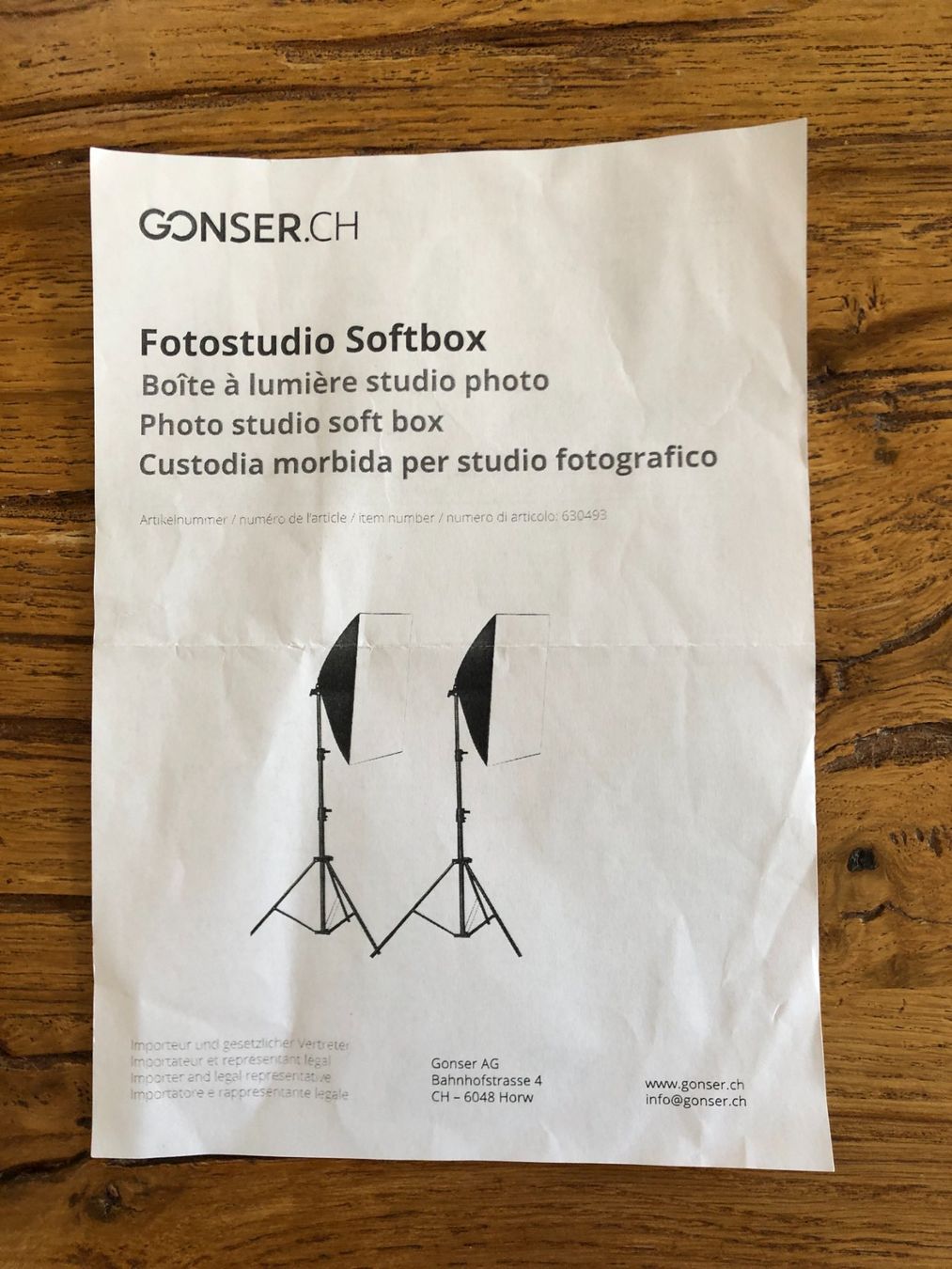 Lampen: 2er-Set LED-Softbox-Studioleuchten – Gebraucht aus Zürich von bus_xy27 4