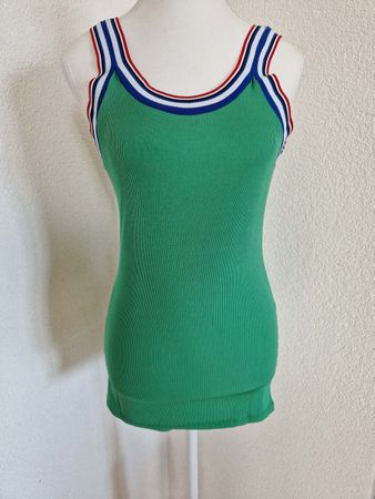 Voyelles Tank Top in Grün, Grösse M, NEU!