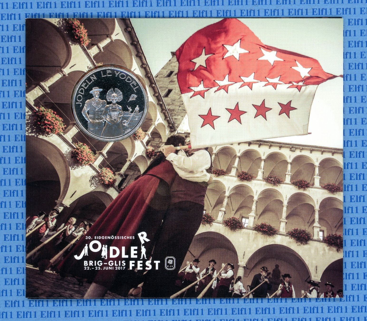 Tutti le monete: CHF__20.00 2017 Jodeln im Folder stgl 20 Franken – Nuovo e nell'imballaggio originale da Widnau venduto da Elf11 1