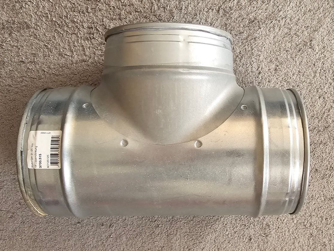 Ventilatori: Lüftungs Abzweiger, Durchmesser 125 mm – Usato da Birsfelden venduto da missnamrit