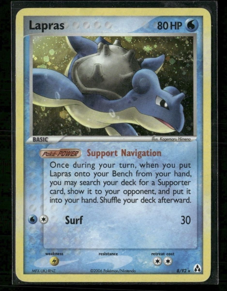 Pokémon Sammelbilder & Trading cards: Lapras Holo 8/92 Legends Maker – Gebraucht aus Belprahon von Rob_ain