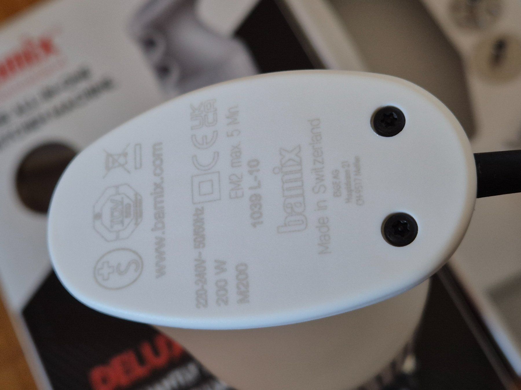 Bamix Elettrodomestici da cucina: Bamix Stabmixer 200W Swissline weiss – Nuovo (secondo la descrizione) da Monthey venduto da McAuthor 3