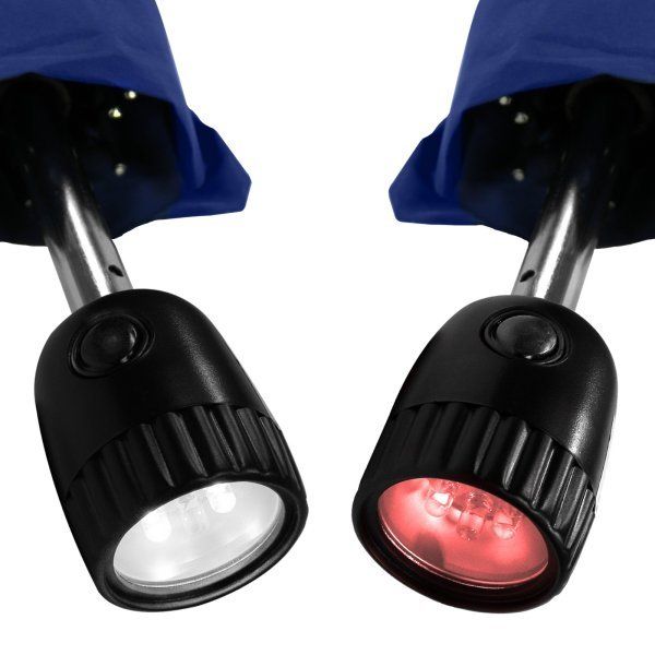 Regenschirme: Mini-Regenschirm mit LED-Licht und Alarm – Neu und originalverpackt aus Giubiasco von news-shop