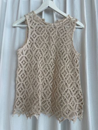 Strick Shirt beige Gr. 38 // letzte Aufschaltung