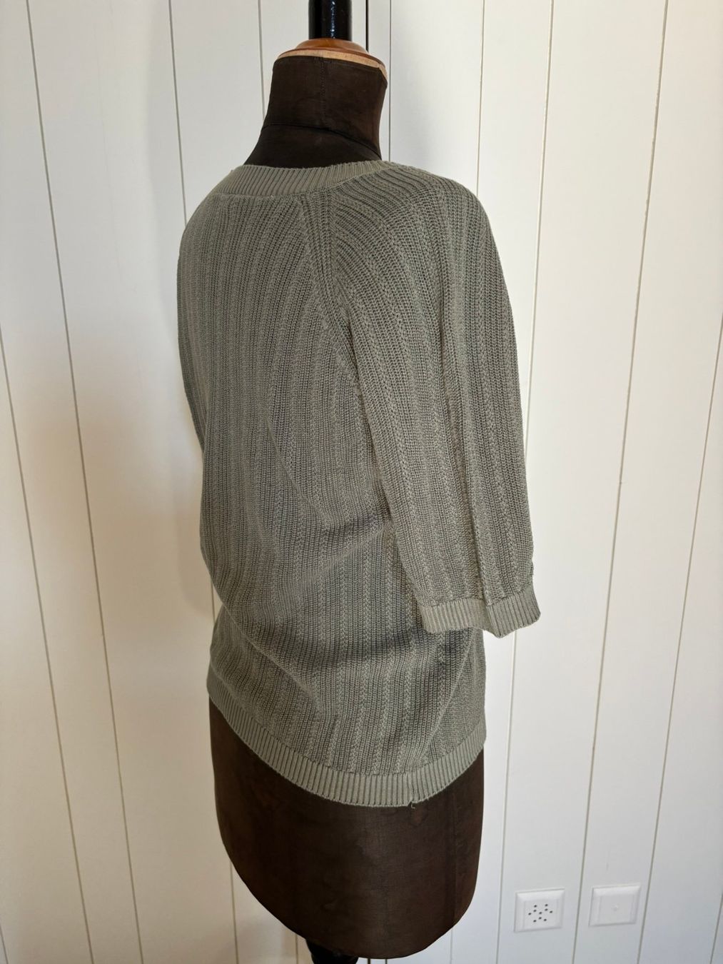 Maglioni & Felpe: chicorée Kurzarm Pullover kaki grün - Grösse L ca. – Usato da Kleinandelfingen venduto da Baba23 1