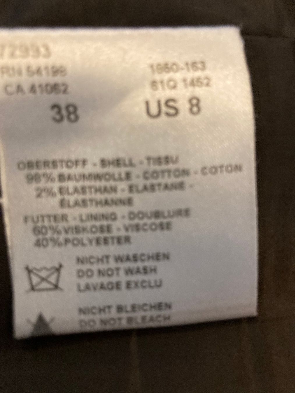 Bogner Gonne: Fein Cord Jupe von Bogner, Grösse 38 – Usato da Schaffhausen venduto da coqui0752 3