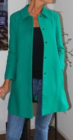 Vintage United Colors of Benetton Coat | Green | 34 | XS