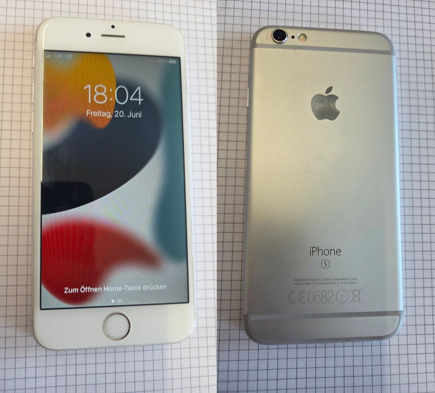 Apple Telefoni cellulari / Smartphones: Apple Iphone 6s / A1688 / 16 GB / iOS 15.8.2 / #173 – Usato da Adlikon b.Regensdf venduto da ChriZ86