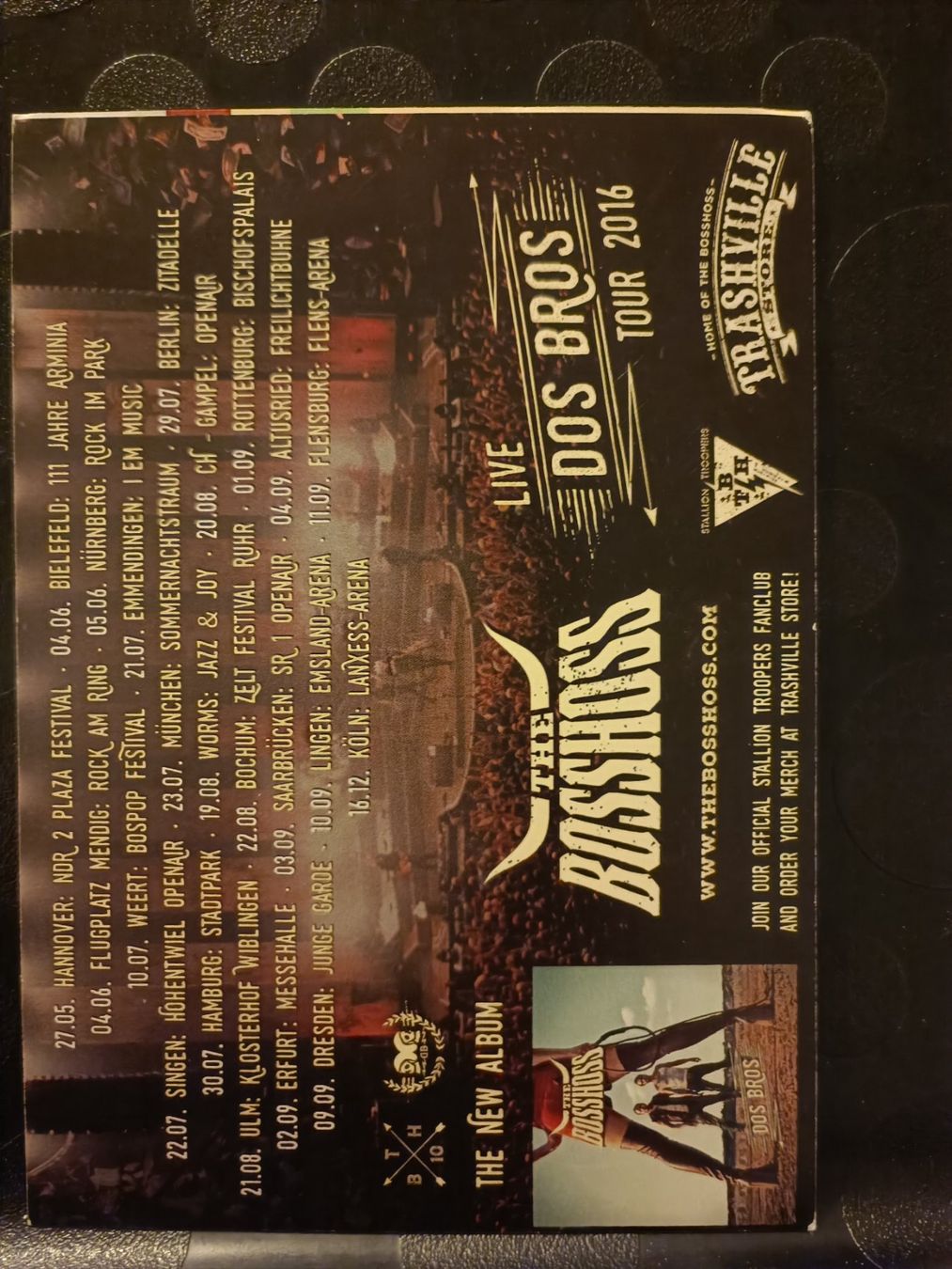 Autografi: The Bosshoss  - handsignierte Autogrammkarte – Usato da Menziken venduto da Artographs 1