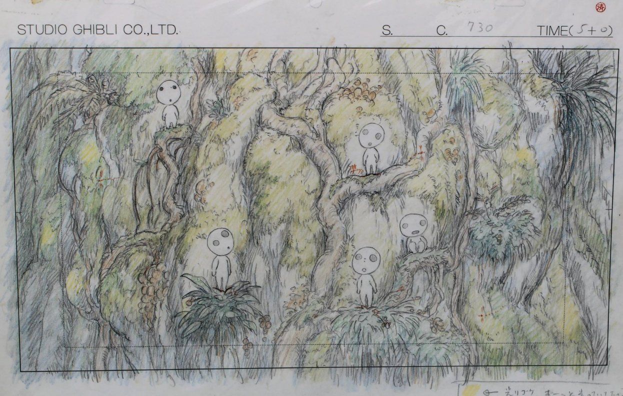 Ansichtskarten: Ghibli - Prinzessin Mononoke Layout – Neu (gemäss Beschreibung) aus Zürich von benji25 6