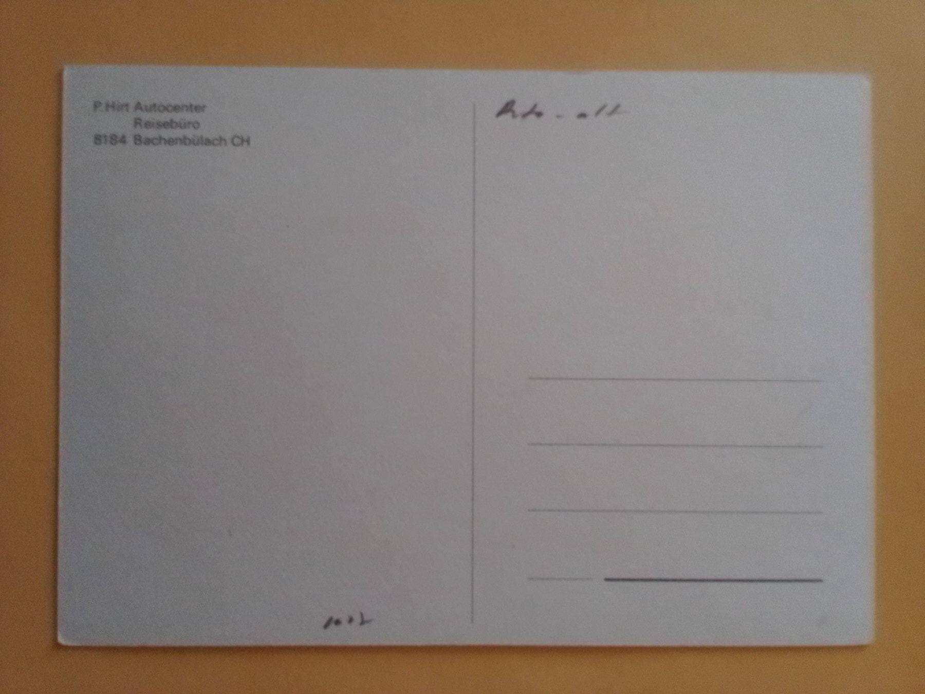 Cartoline postali: AK Werbung P.Hirt Bachenbülach Oldtimer – Usato da Küttigen venduto da Melisch1000 1