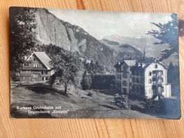 Grubisbalm Kurhaus mit  Dependance Enzian - AK 1922