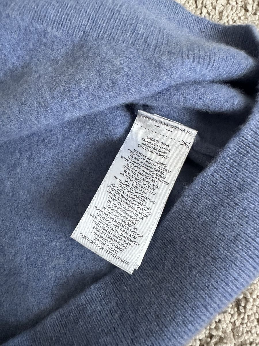 Ralph Lauren Pullover & Sweatshirts: Vintage Polo Ralph Lauren Wollpullover, Hellblau, Gr. S! – Gebraucht aus Basel von Oloir 3