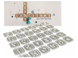 Stanzschablone Nr. R31, Buchstaben A -Z (Sizzix geeignet)