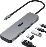 Acer USB C Hub 5in1 4K HDMI PD 100W Adapter