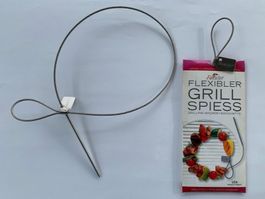 NEU OVP Flexibler Grillspiess 75 cm grillieren Camping Grill