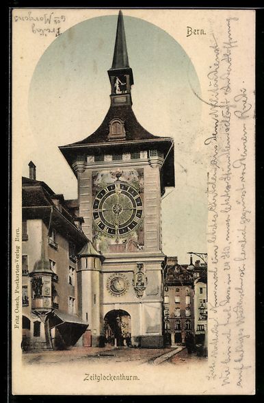 Ansichtskarten: AK Bern, Zeitglockenturm – Gebraucht aus Berlin von bartko-reher