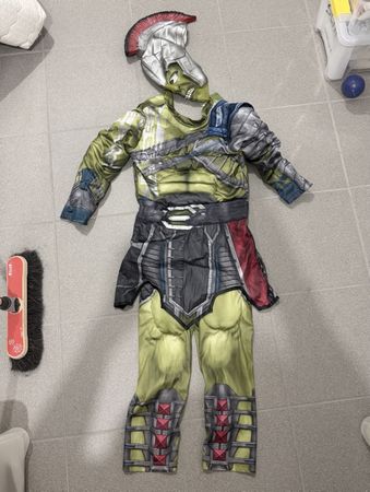 Hulk Kostüm Kinder Grösse 128  gebraucht