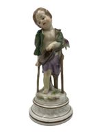 Meissen Grosse Figur eines Putto als Bettler N° L112 H. 22cm