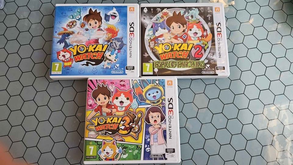 Nintendo Giochi: Nintendo 3DS Yo-kai watch 1 2 3 – Usato da Genève venduto da Pedro67