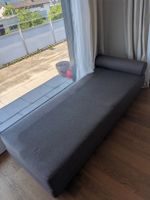 Gemütliche Récamiere / Liege, dunkelgrau