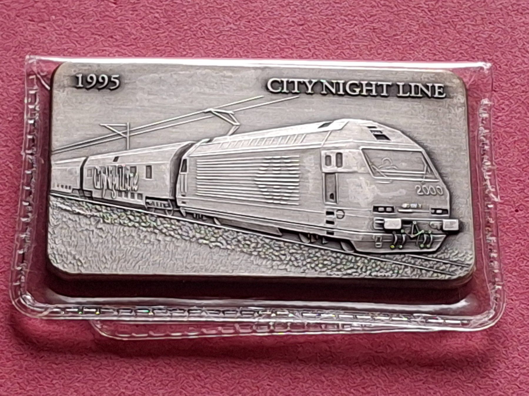 Metalli preziosi: CITY NIGHT LINE - 1 OZ FEINSILBER – Usato da Boniswil venduto da dpd4coins