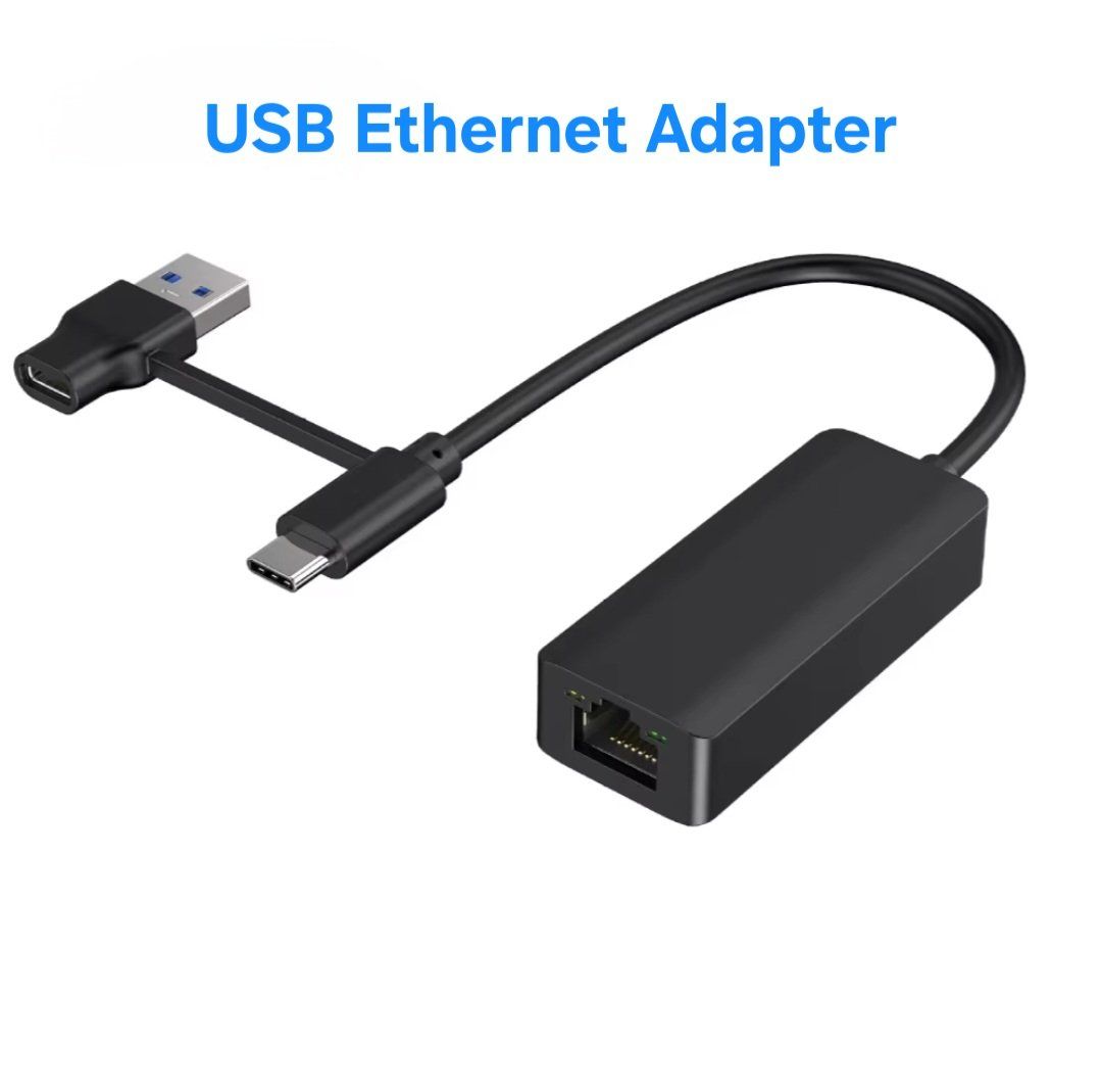 Câbles: USB -> LAN / Ethernet Adapter für Windows, MacOS, Android – Neuf avec emballage d'origine à Uster par -FPS-