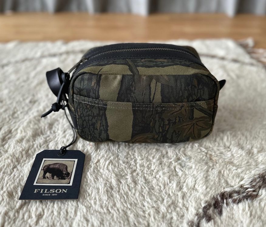 Filson Cartella originale robusta in twill, Verde lontra, Valigetta