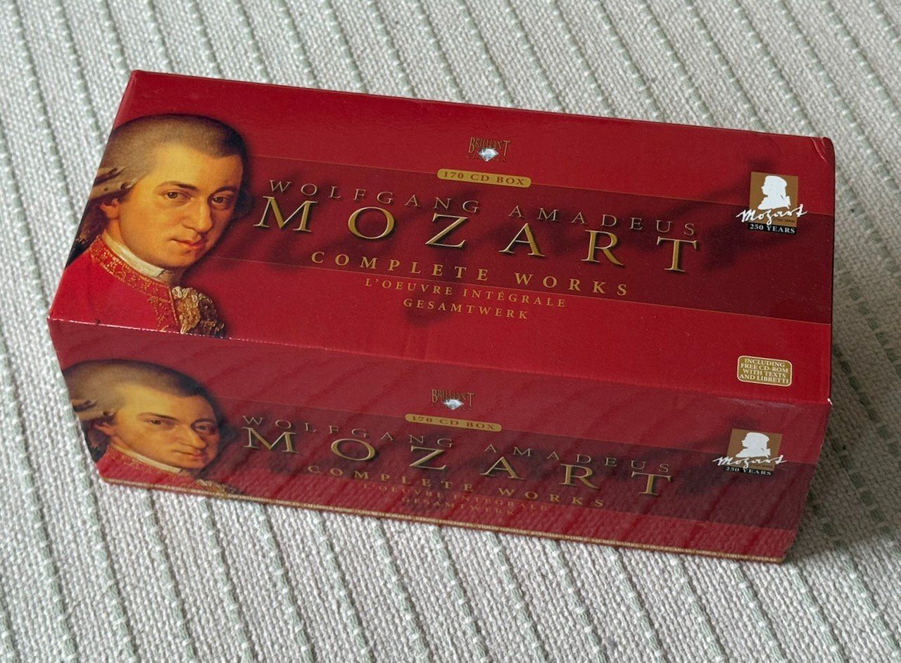 CD: Coffret Mozart - Complete Works, 170 CD – Usato da Lausanne venduto da Saiyan