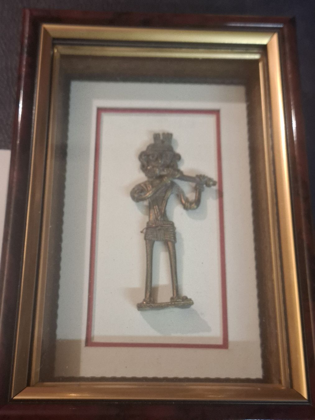 Statuette: DOKRA scultura in piccolo quadro – Usato da Motto Blenio venduto da Vigio 2
