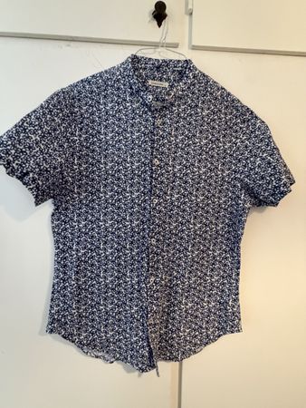 Camicia a maniche corte FATHER & SONS blu taglia M