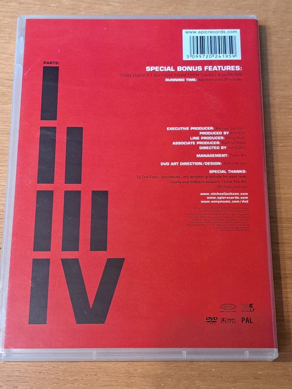 Alle DVDs: DVD Michael Jackson The One mit Deutscher Untertitelung. – Neu (gemäss Beschreibung) aus Unterseen von Kanica 2