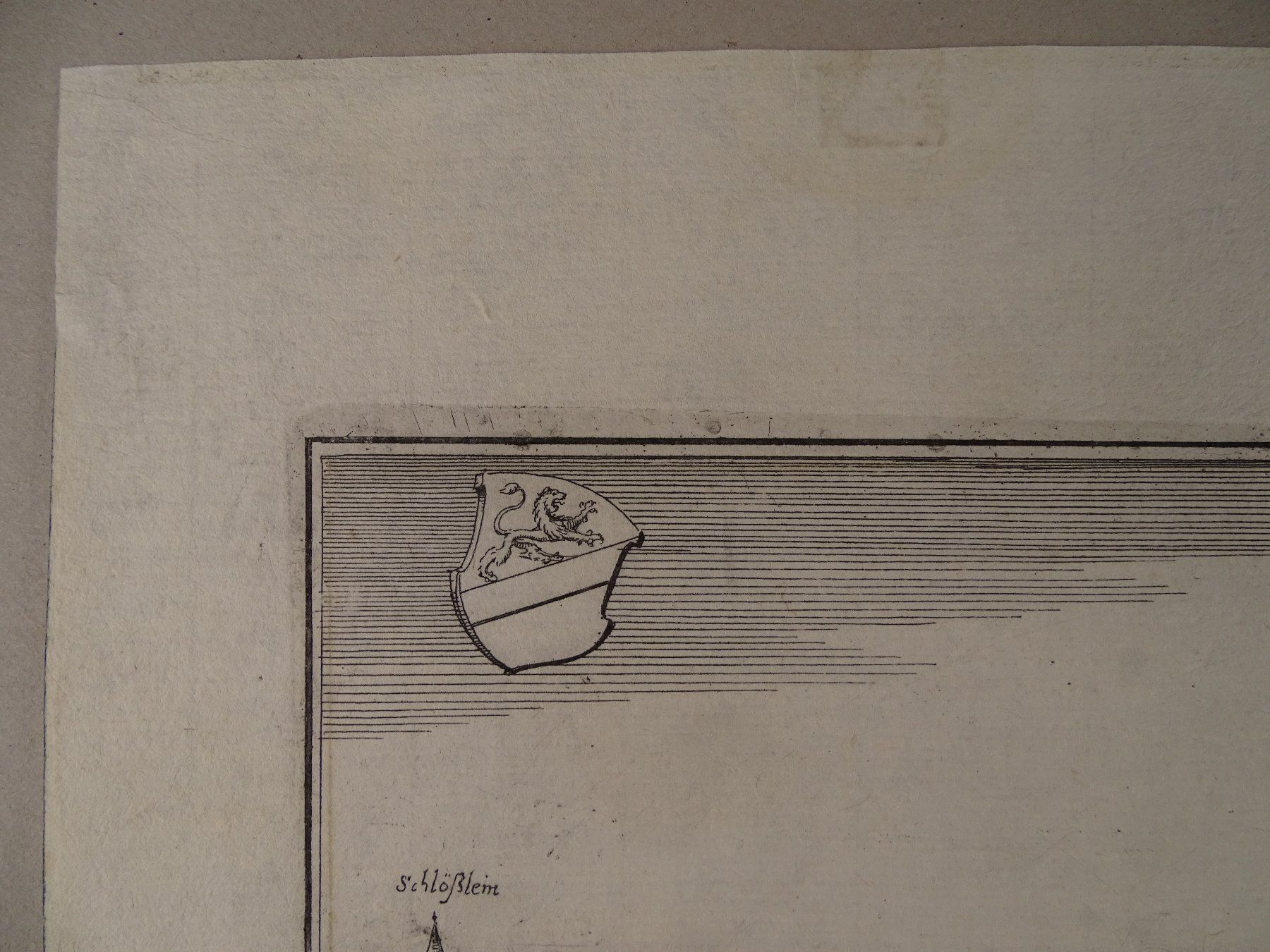 Incisioni: BEROMÜNSTER, KUPFERSTICH 1654 – Usato da Grüningen venduto da Kartensammler 4