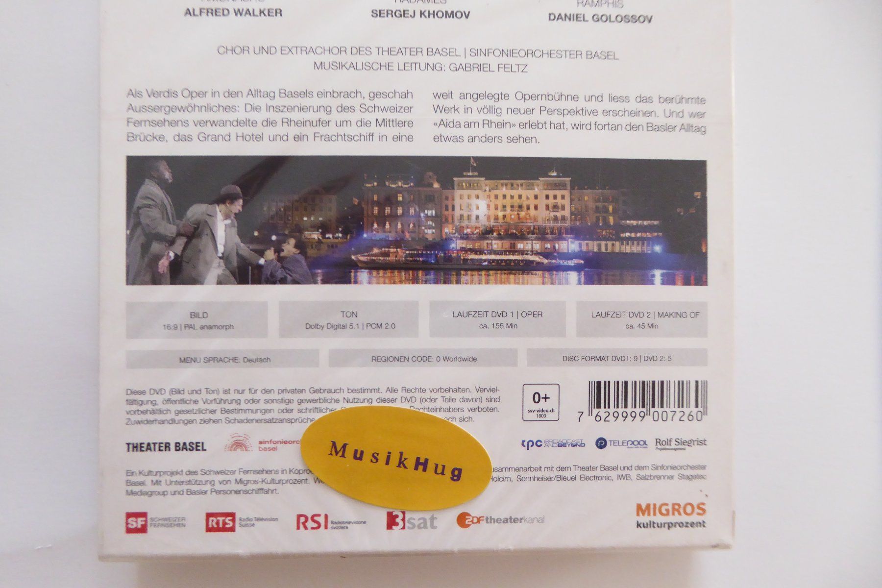 Tutti i DVDs: DVD AIDA am Rhein OVP – Nuovo e nell'imballaggio originale da Allschwil venduto da Summelsarium 3