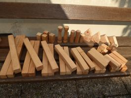 Bauklötze /  Holz / aus Räumung