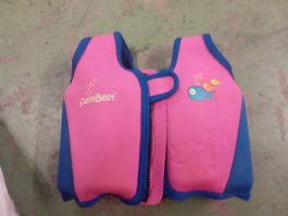 Schwimmweste SwimBest Pink/Blau für Kinder, Grösse 3-6 Jahre