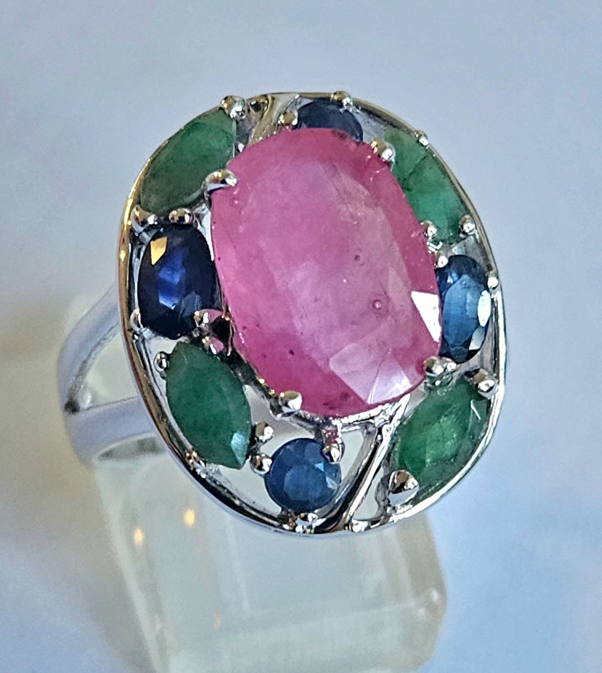 Anelli: Rubin Safir Smaragd Ring – Nuovo (secondo la descrizione) da Zürich venduto da benedikt12 4