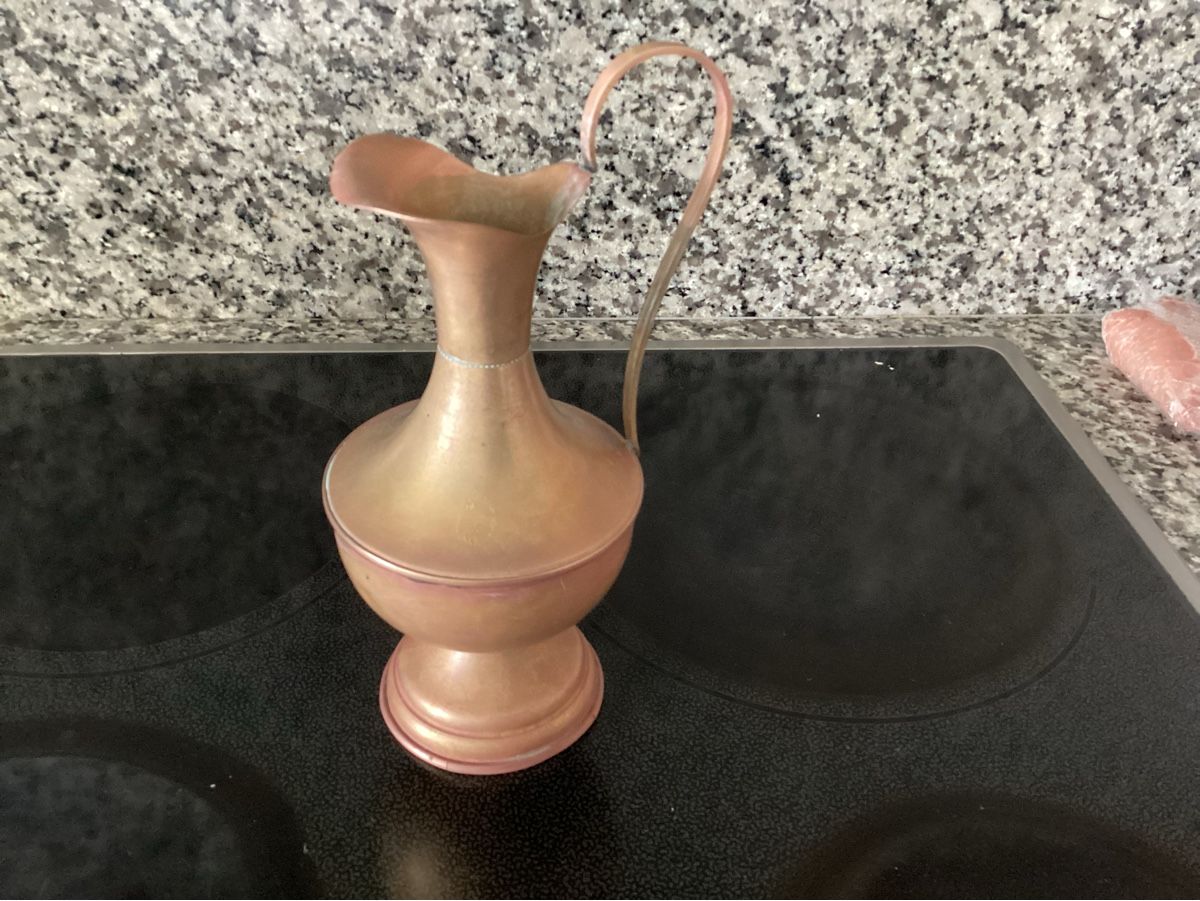 Karaffen: Antiker Kupfer Krug   – Gebraucht aus Minusio von scotch111