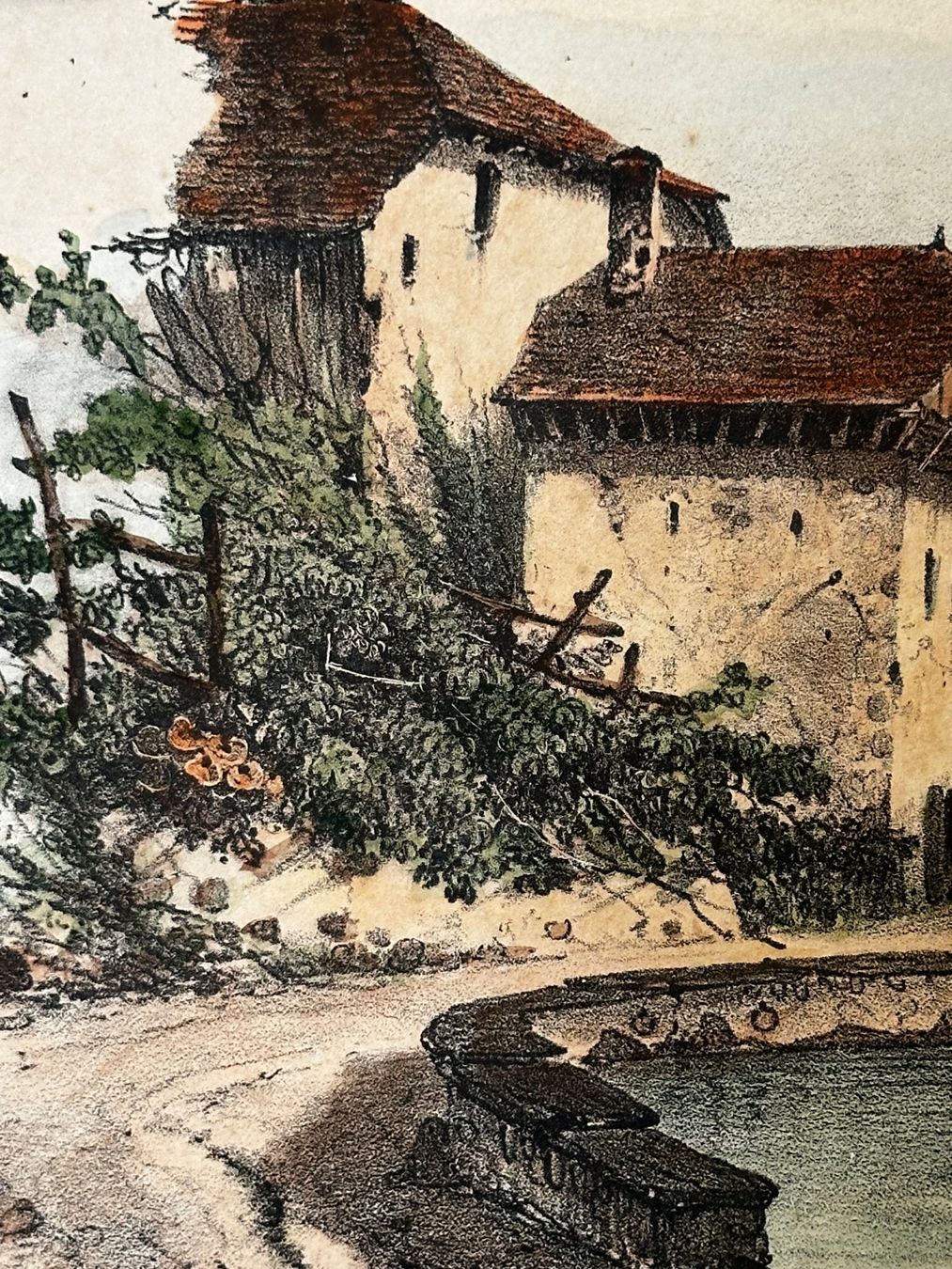Grafiken & Lithographien: Lithographie Port de S.Saphorin – Gebraucht aus Les Bioux von ann_g9bh 1