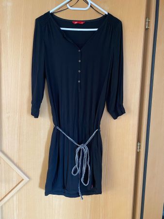 Longbluse EDC by Esprit - Grösse 34 - Schwarz