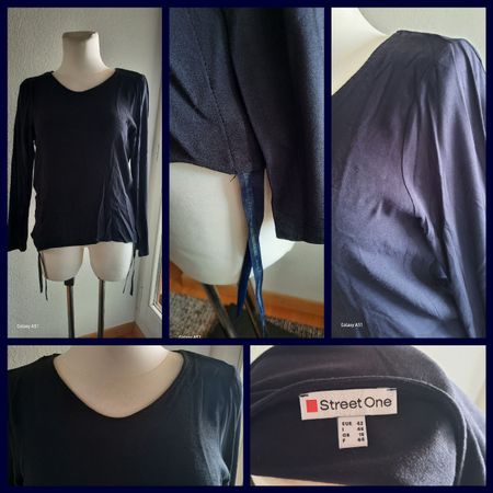 ***STREET ONE*** Shirt dunkelblau Gr 42